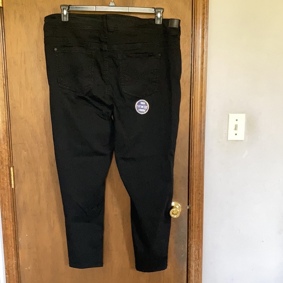 Wallflower luscious curvy skinny fit black jean instastretch 24 junior plus - Picture 13 of 16